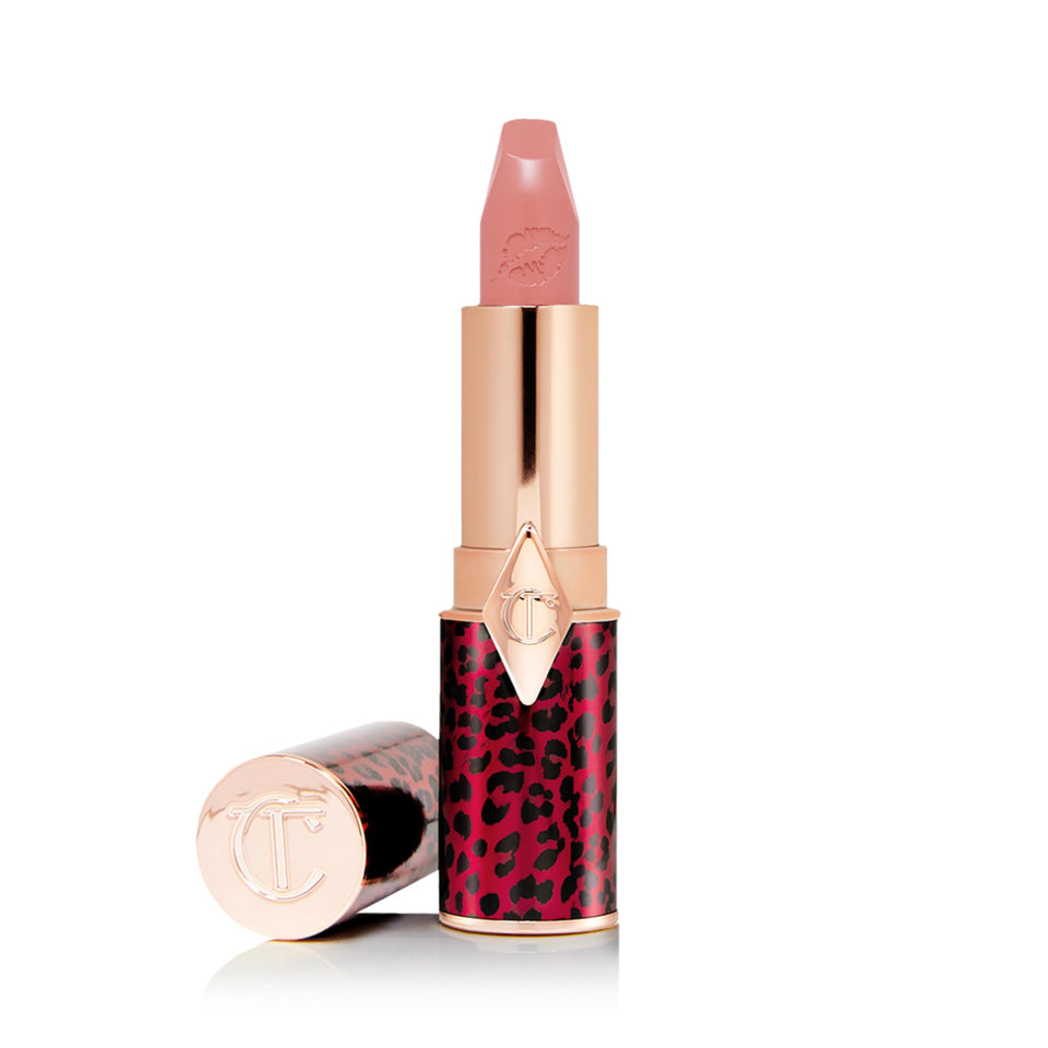 Charlotte Tilbury Hot Lips 2.0 Dancefloor Princess tube design, refillable for customizable on-the-go color