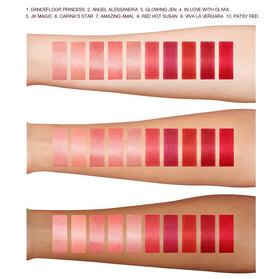 Charlotte Tilbury Hot Lips 2.0 Glowing Jen wear test illustrates buildable color