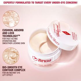 Charlotte Tilbury hydrogel cushion design hugging the under-eye area.