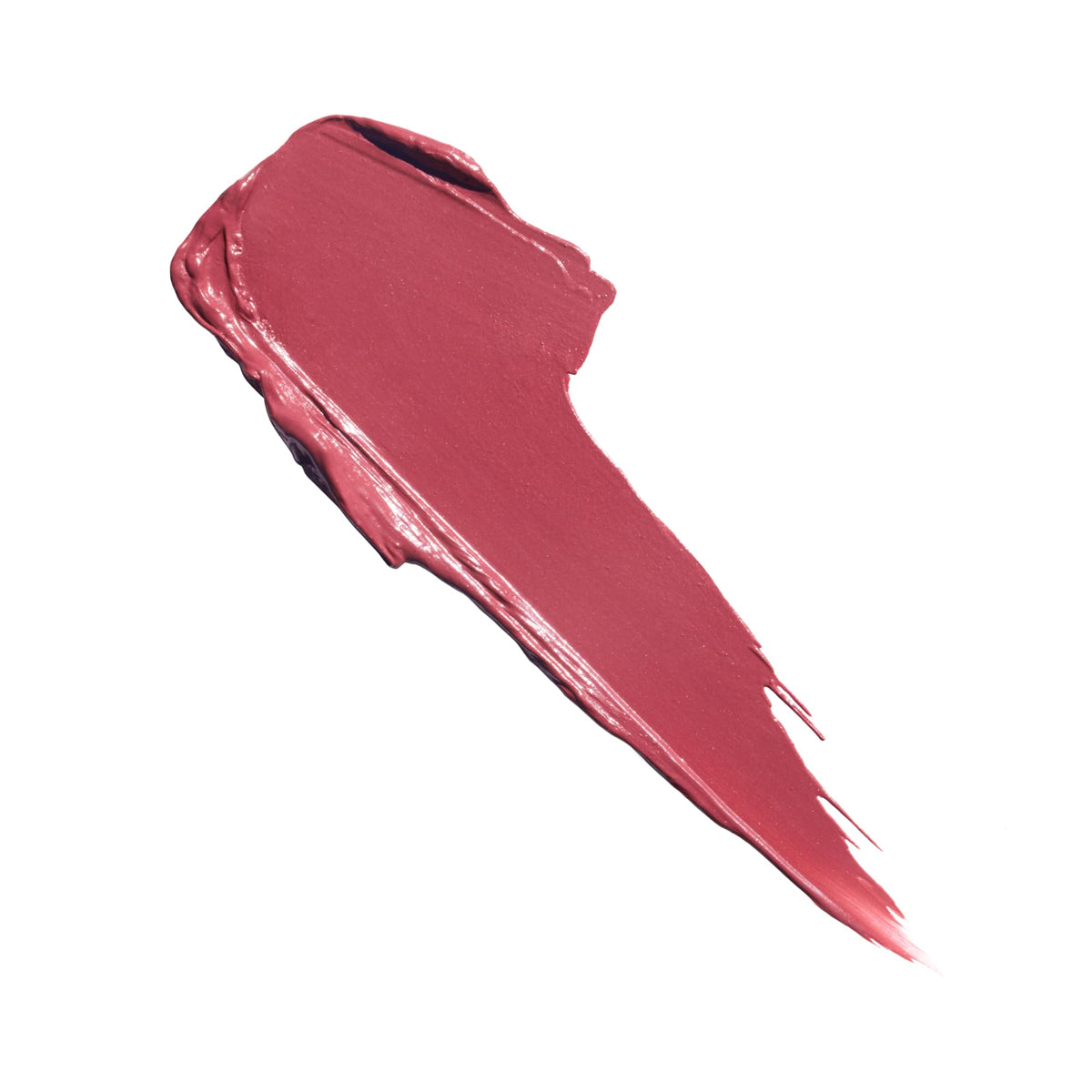 Swatch of Charlotte Tilbury Kissin g Lipstick 90s Pink showing luminous color