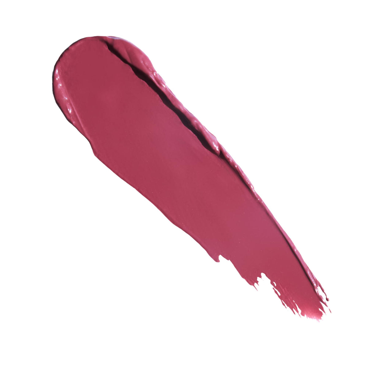 Kissin lipstick Rose to Fame swatch on lips showing moisturizing shine.