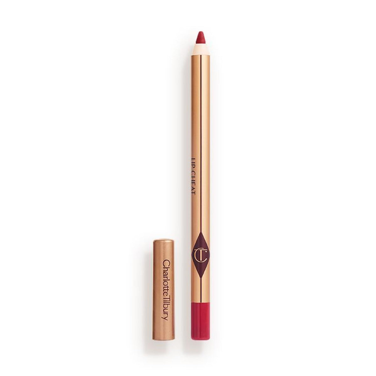 Charlotte Tilbury Lip Cheat lip liner in Red Carpet Red defines lips for a fuller look with lasting wear