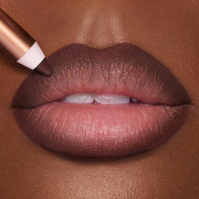 Charlotte Tilbury Pillow Talk Deep shade offers a rich tawny-brown tone flattering many skin tones