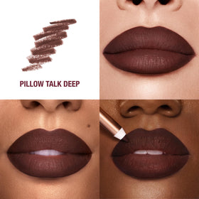 Charlotte Tilbury Lip Cheat Pencil waterproof formula resists smudging for all-day wear