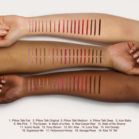 Charlotte Tilbury Lip Cheat stays waterproof and transfer-proof
