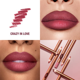 Lip Cheat waterproof formula stays put for hours by Charlotte Tilbury.