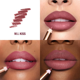 Charlotte Tilbury Lip Cheat waterproof formula resists smudging for long-lasting wear