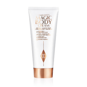 Charlotte Tilbury Magic Body Cream hydration for moisturized, plump skin
