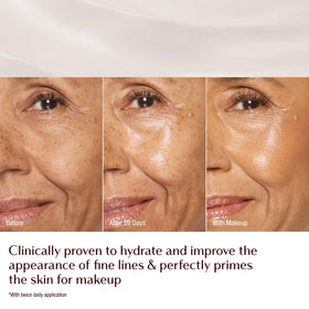 Charlotte Tilbury Magic Cream finish delivering a balanced, non-greasy feel.