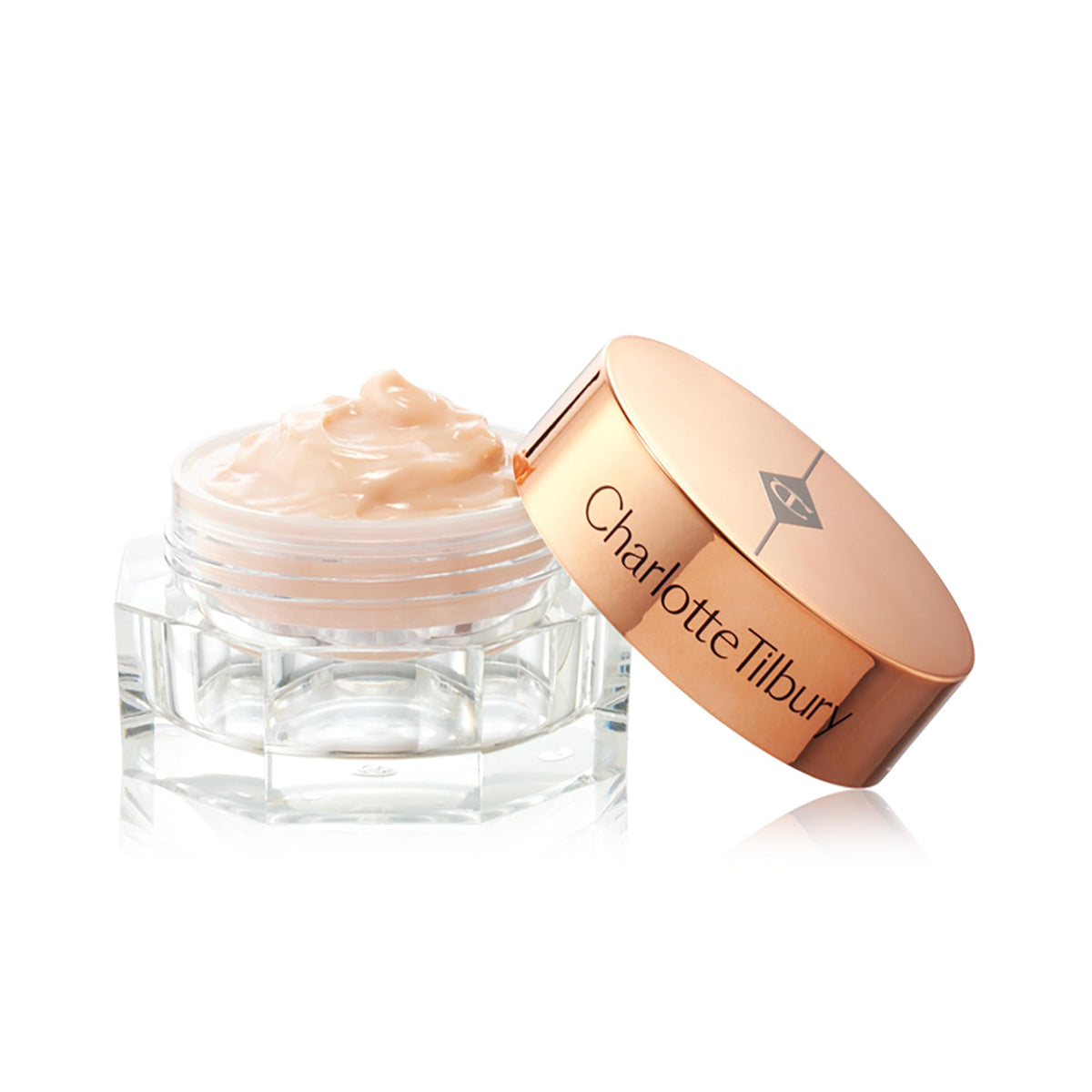 Charlotte Tilbury Magic Eye Rescue packaging highlights refill option for routine care
