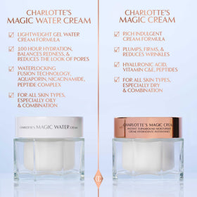 Charlotte Tilbury Magic Water glass-like glow after application.
