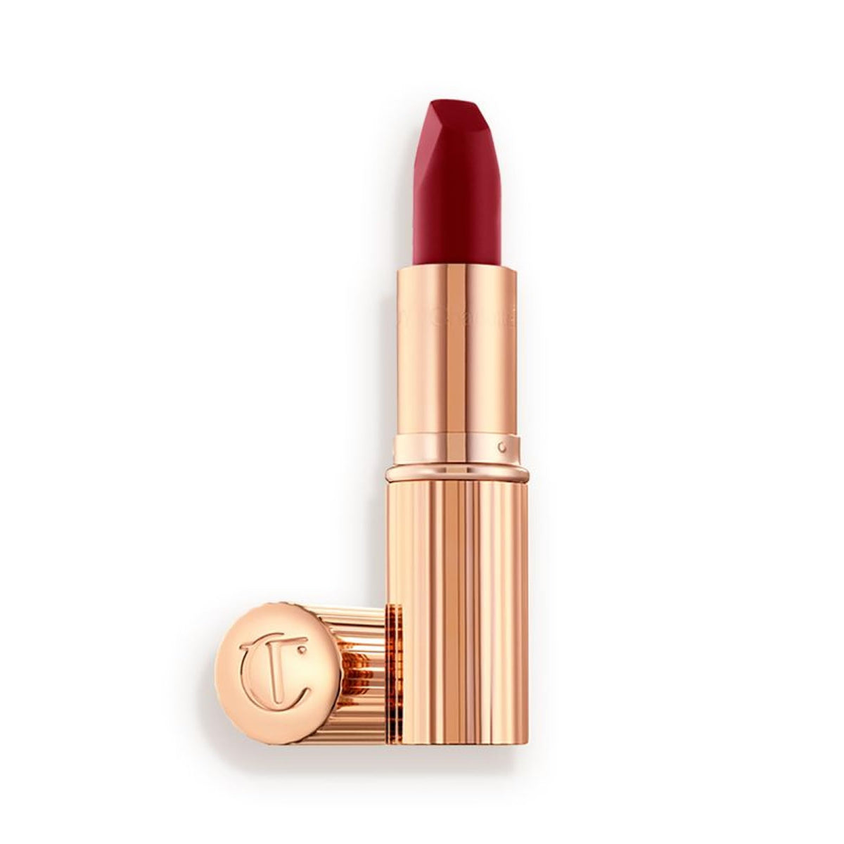 Charlotte Tilbury Matte Revolution lipstick angled square tip for precise application