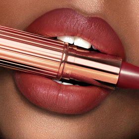 Charlotte Tilbury Matte Revolution angled square tip enables precise application
