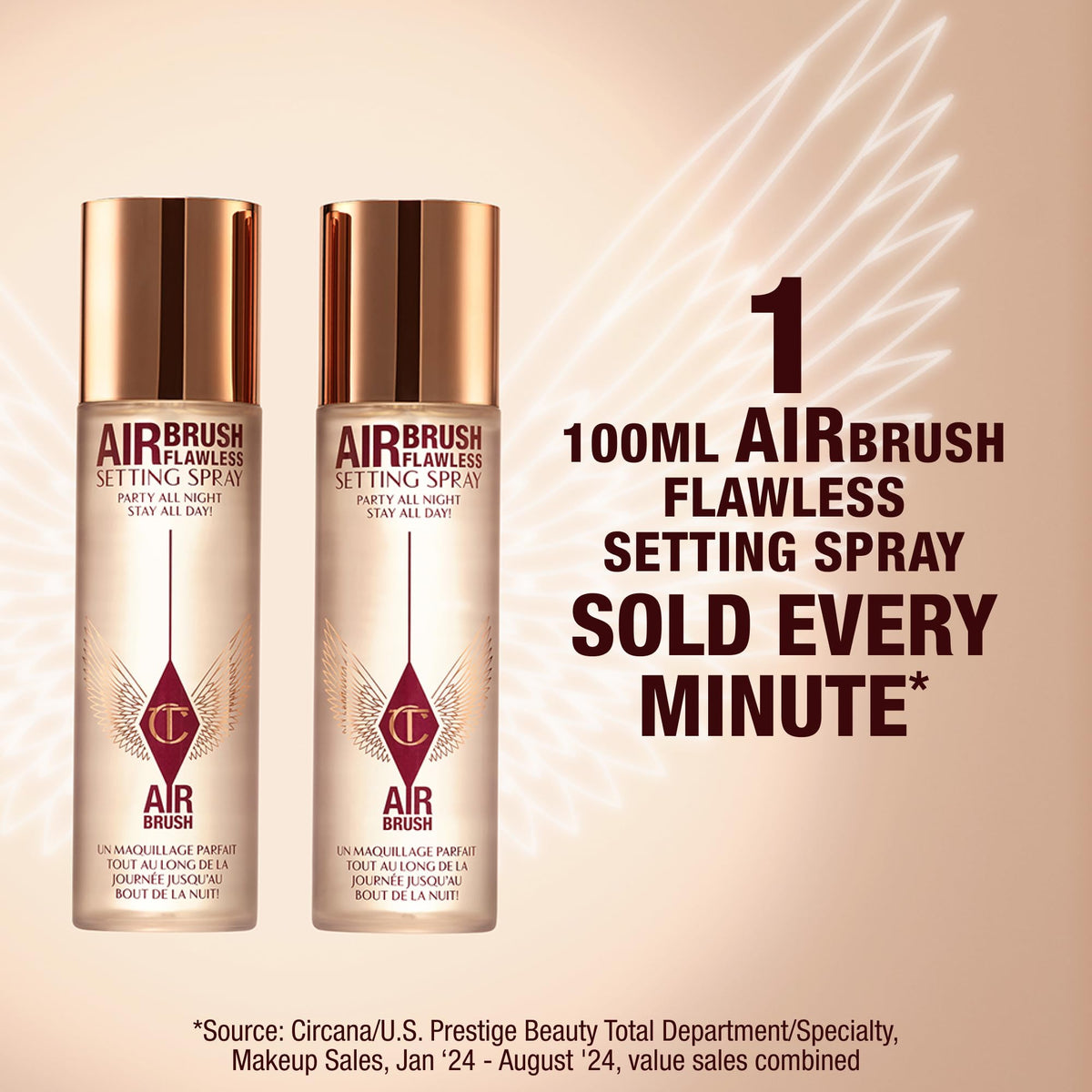 Mist spray can be used before or after makeup to boost pigment payoff.