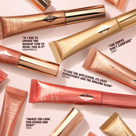 Charlotte Tilbury Pillow Talk Beauty Light Wand designed for quick, precise cheek application.