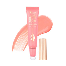 Charlotte Tilbury Pillow Talk Matte Blush Wand with cushion applicator for precise cheek color.