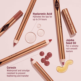 Charlotte Tilbury Lip Cheat Pencil glides smoothly for comfortable contouring