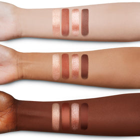 Creamy pigments close-up from Pillow Talk Dreams palette
