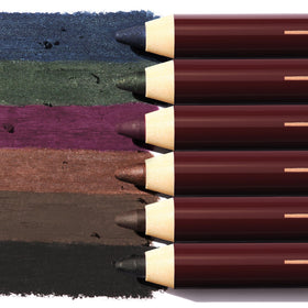 Fig Smoulder pencil yields deep plum shade for sultry smoky eyes.