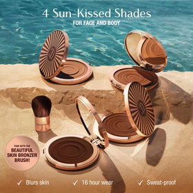 Charlotte Tilbury shade 3 tan display swatch