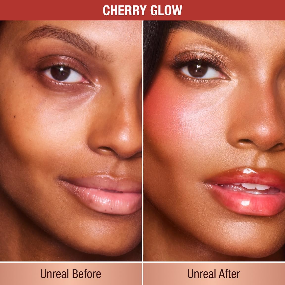 Unreal Blush Stick hydrates while adding a soft glow to skin.