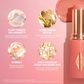 Soft skin-loving texture blurs texture for a smooth sun-kissed look.