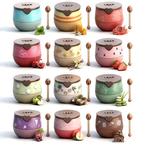 Charm Kiss Bee Lip Mask honey pot collection delivers moisturizing lip care.
