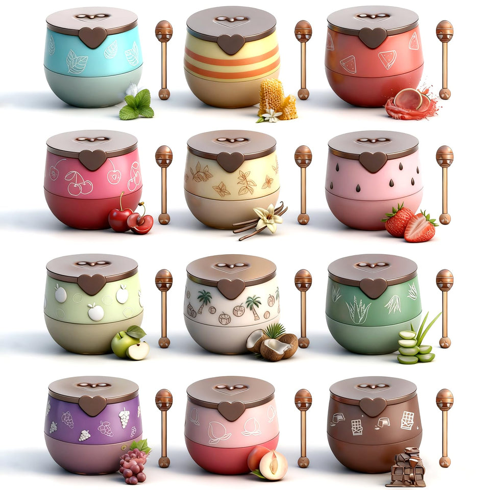 Charm Kiss Bee Lip Mask honey pot collection delivers moisturizing lip care.