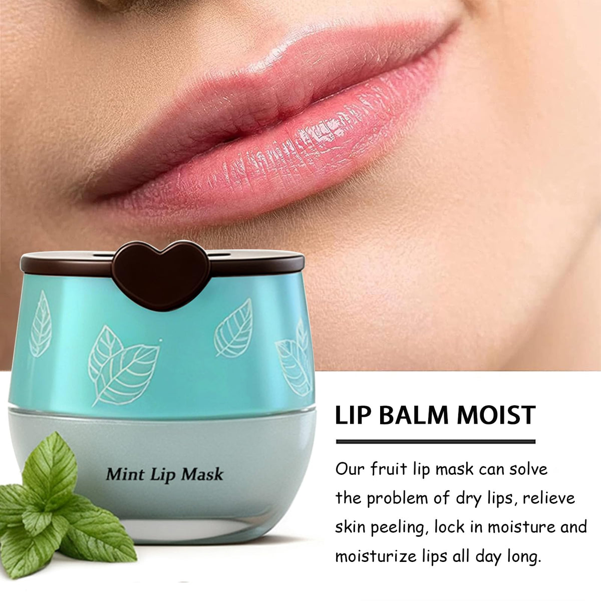 Charm Kiss Bee Lip Mask night routine use.