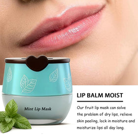 Charm Kiss Bee Lip Mask night routine use.