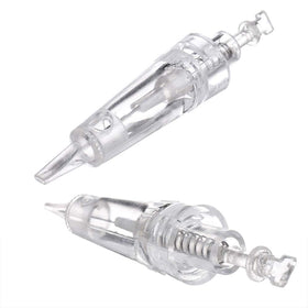 Charme Princesse stainless steel needle tip closeup demonstrates sharp, precise piercing performance.