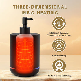 Charmkey Massage Oil Warmer includes 250ml bottles and silicone funnels