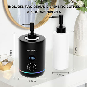 Charmkey Massage Oil Warmer with two dispensers supports efficient client service