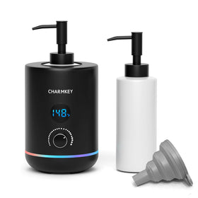 Charmkey Massage Oil Warmer front view shows compact salon-ready design