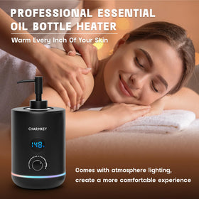 Charmkey Massage Oil Warmer gift-ready kit for pros and home use