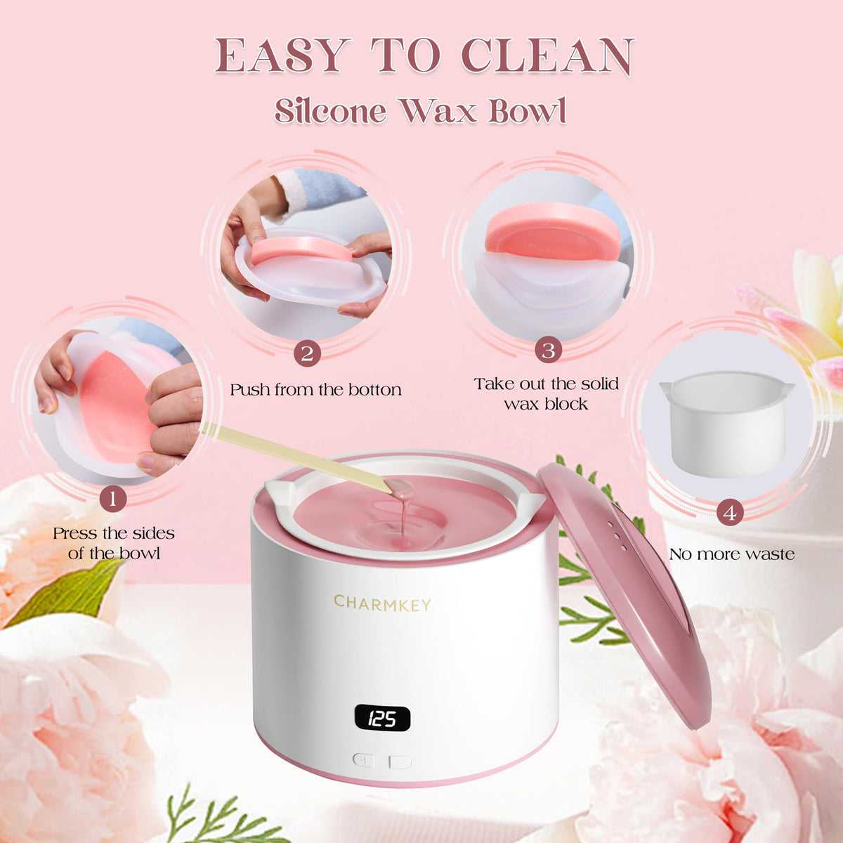 CHARMKEY waxing kit for bikini and body waxing at home