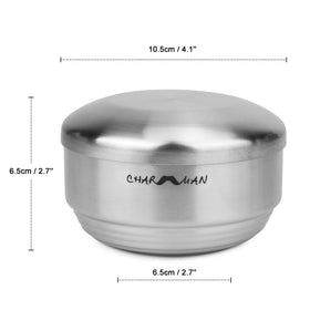 CHARMMAN lid seals to protect soap from dust and moisture