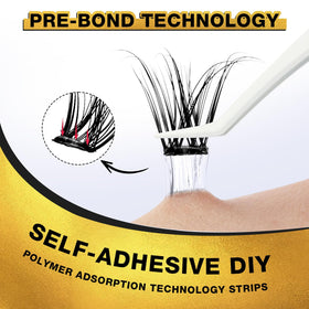 CHARMO'CLOCK precision tweezers in-box for precise lash placement and control.