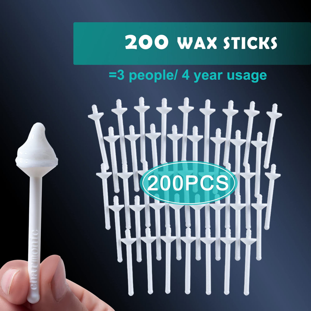 Charmonic food-grade plastic material ensures smooth wax adhesion