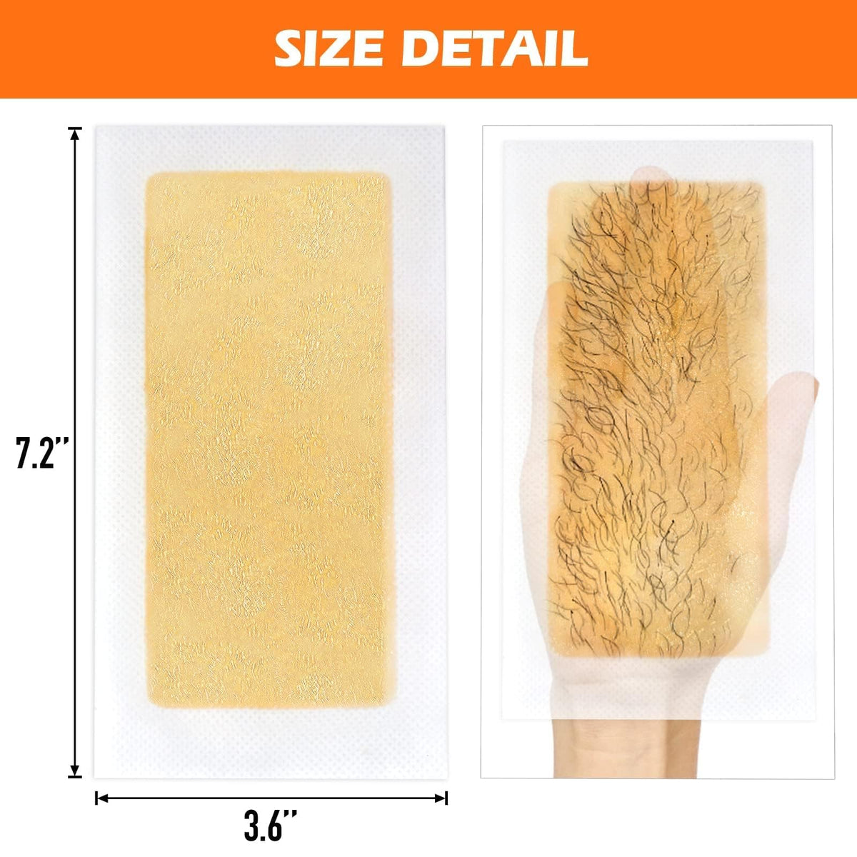 Charmonic 100-count wax strips pack for long-term home use