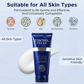 CHARMZONE Control Cream for professional-like at-home massage sessions.