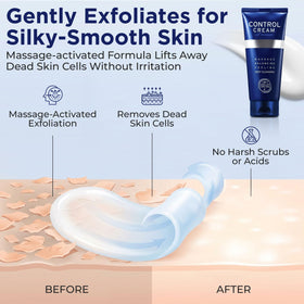 CHARMZONE Control Cream with moringa seed extract hydrates and protects skin.