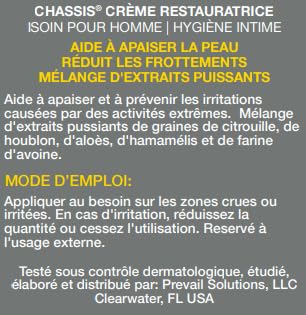 Chassis Restoration Cream product-shot with modern branding and easy-to-reach squeeze.