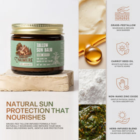 Chaumiere non-nano zinc oxide on skin for safe UV reflection