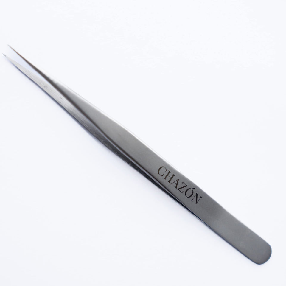 CHÁZÓN Tweezers straight-point for precise ingrown hair care
