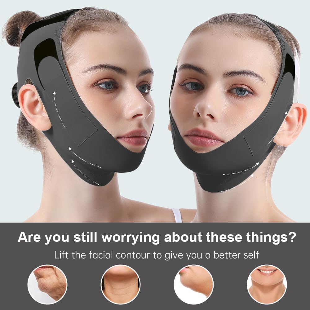 CheckSimple face mask adjustable strap demonstrates customizable fit for secure sleep.