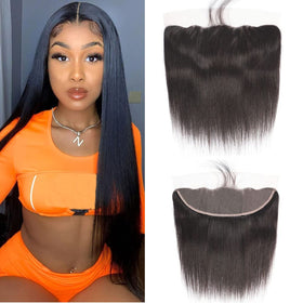 CHEEON 13x4 HD lace frontal in Brazilian straight for a seamless part.