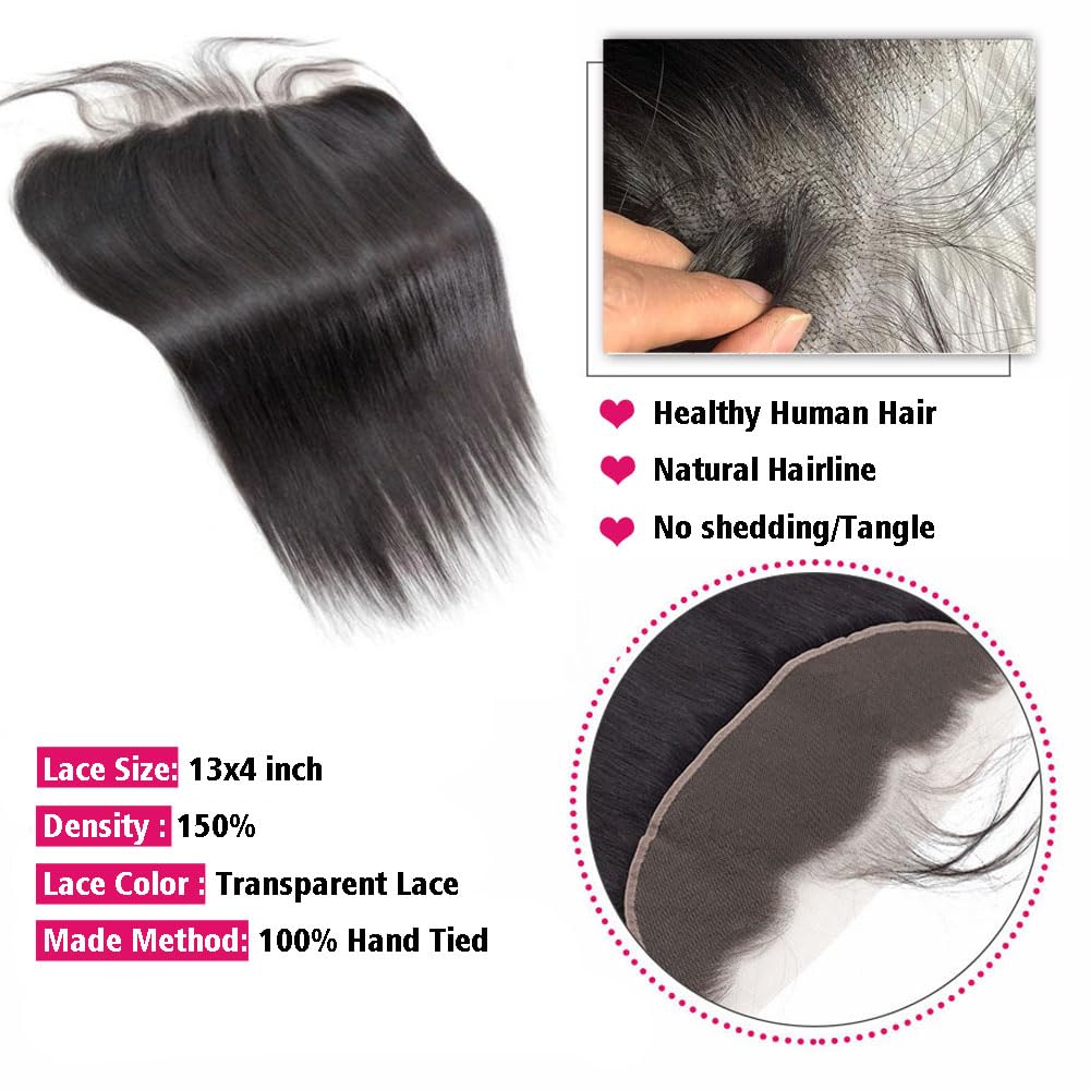 CHEEON bleached knots on lace closure create a natural, undetectable hairline.