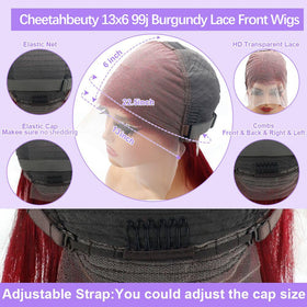 CHEETAHBEAUTY 13x6 HD frontal wig offering versatile parting options