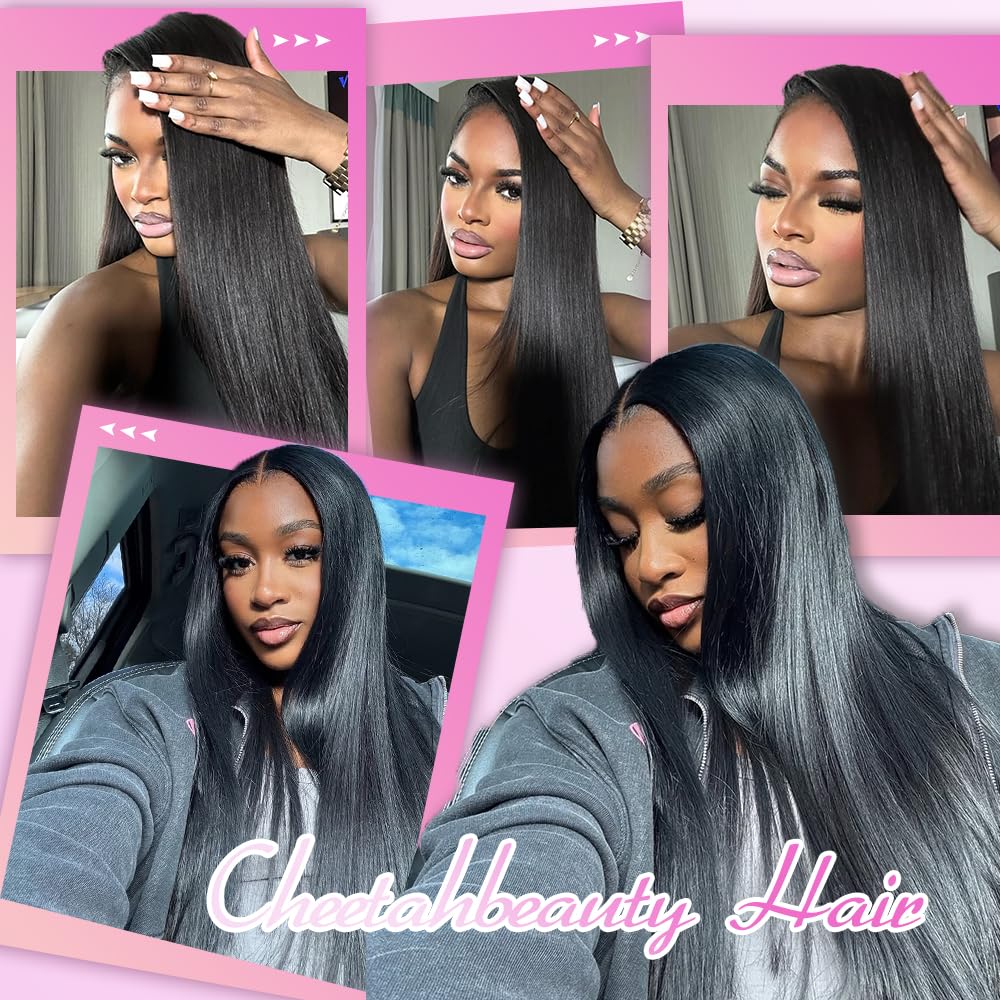 CHEETAHBEAUTY V Part Wig straight texture for sleek looks